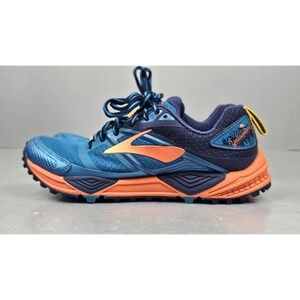 Brooks Cascadia 12 Yellowstone Sneakers Womens 7.5(M) Blue Trail Running‎ Shoes